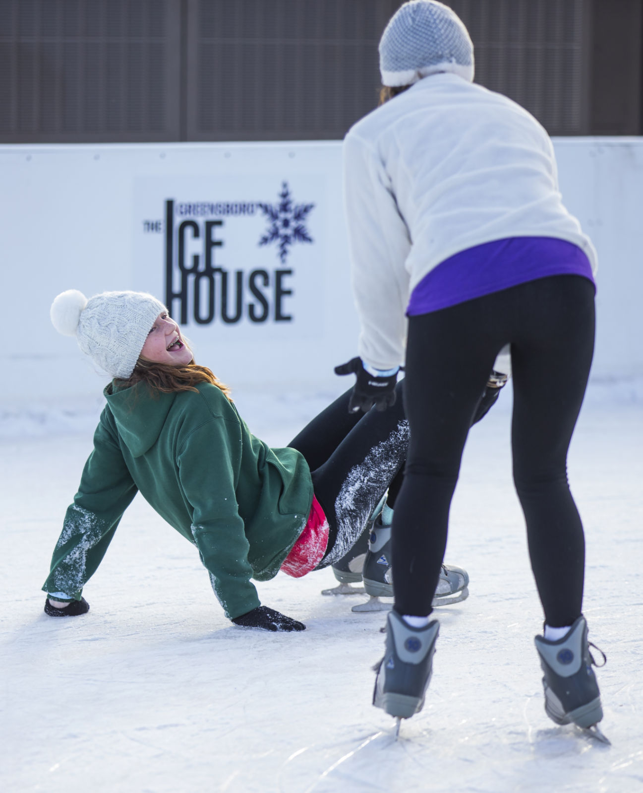 Piedmont Winterfest skating rink